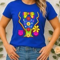 Clown Costume For Funny Funny Halloween Outfit Circus Women's T-Shirt thumb 2