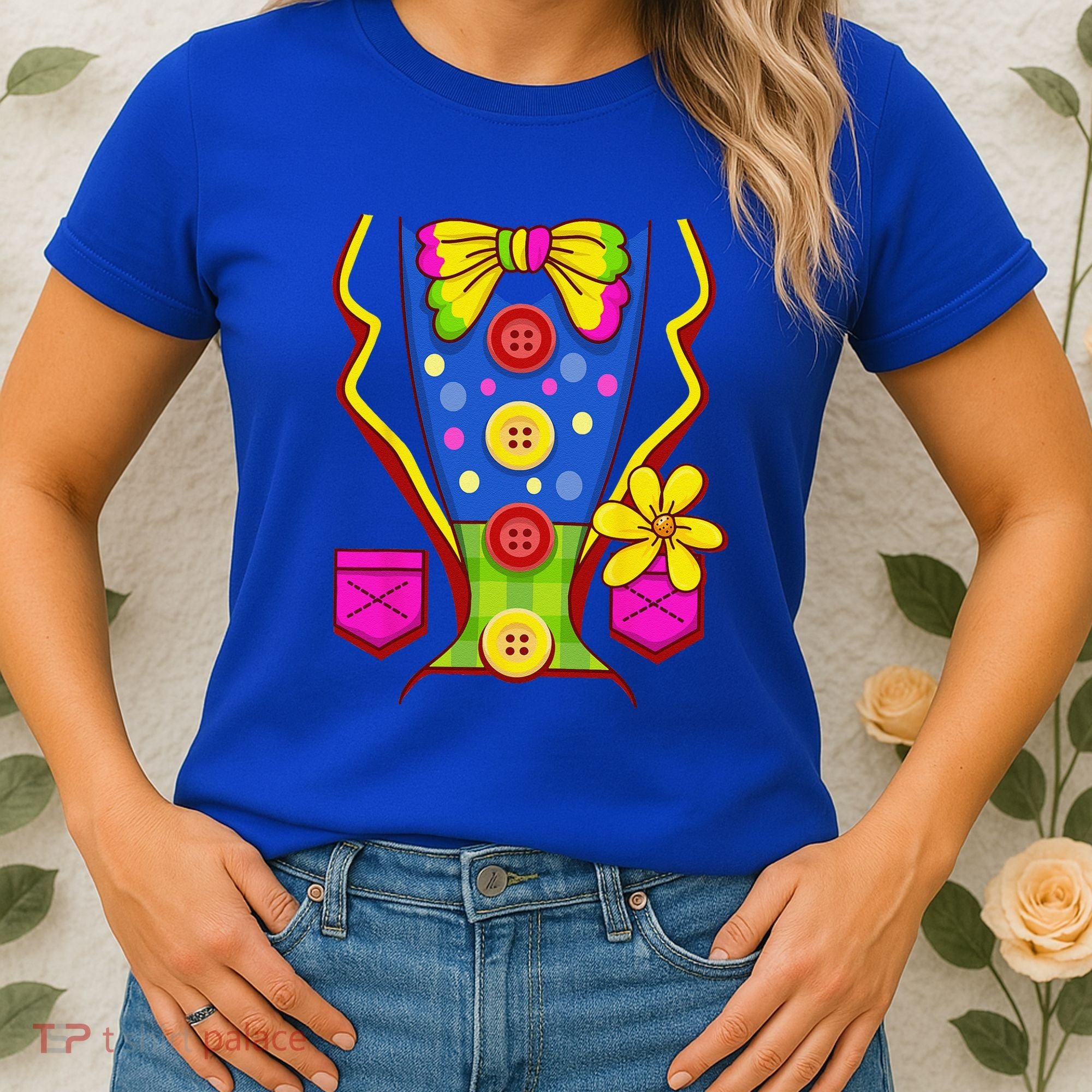 Clown Costume For Funny Funny Halloween Outfit Circus Women's T-Shirt