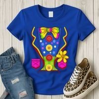 Clown Costume For Funny Funny Halloween Outfit Circus Women's T-Shirt thumb 3
