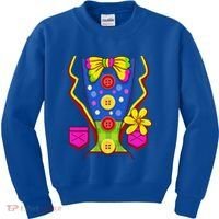 Clown Costume For Funny Funny Halloween Outfit Circus Kids Sweatshirt thumb 0