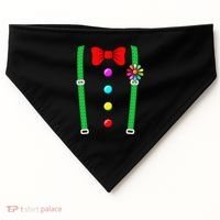 Clown Costume Funny Circus Halloween Costumes USA-Made Doggie Bandana thumb 0