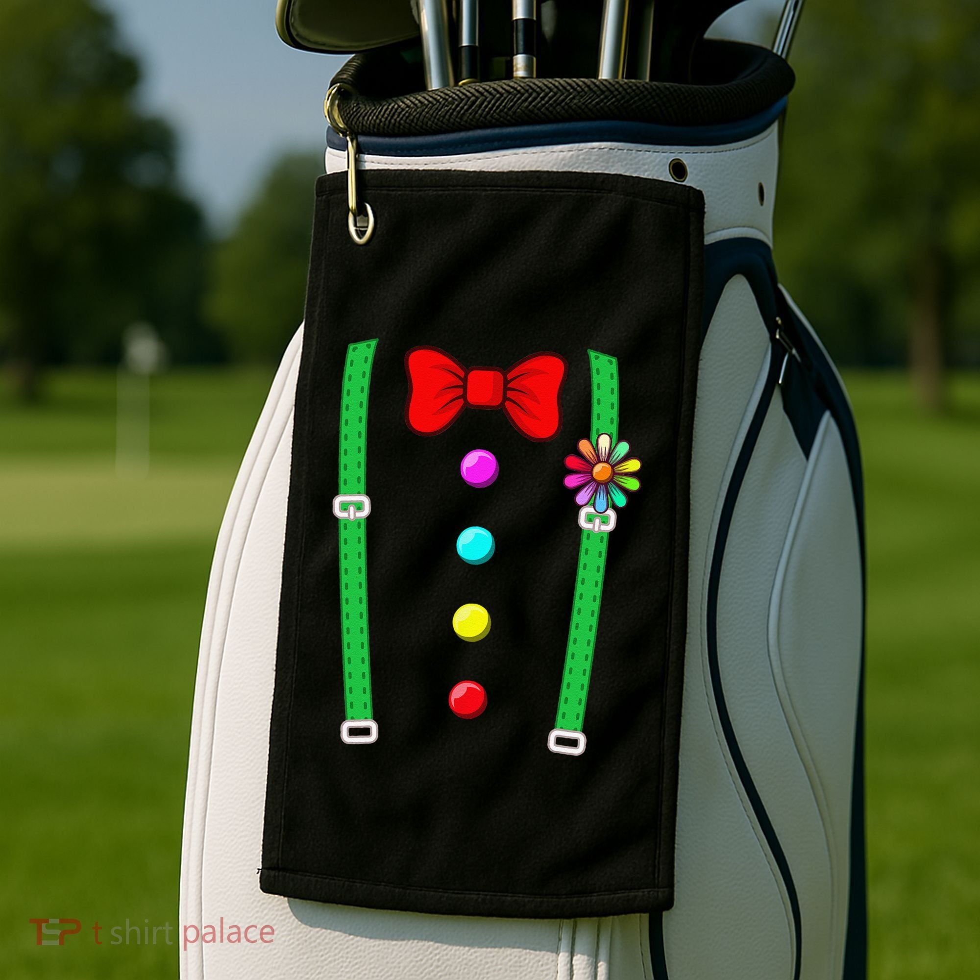 Clown Costume Funny Circus Halloween Costumes Golf Towel