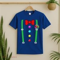Clown Costume Funny Circus Halloween Costumes T-Shirt thumb 2