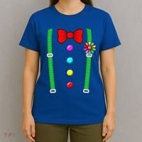 Clown Costume Funny Circus Halloween Costumes T-Shirt thumb 4