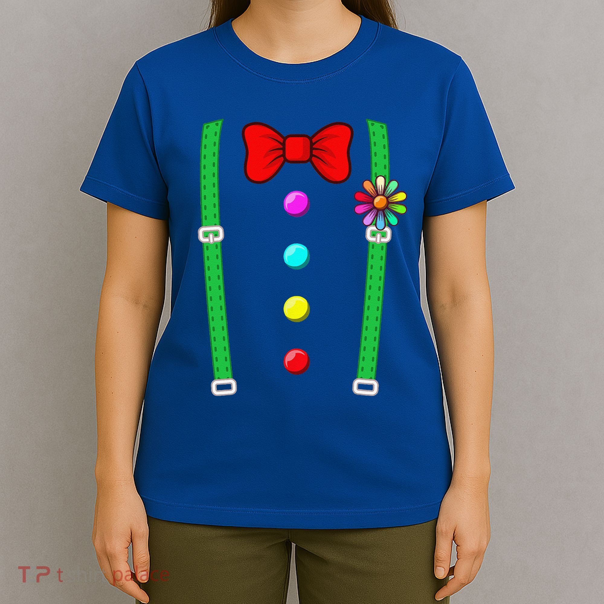 Clown Costume Funny Circus Halloween Costumes T-Shirt