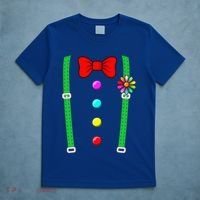 Clown Costume Funny Circus Halloween Costumes T-Shirt thumb 5