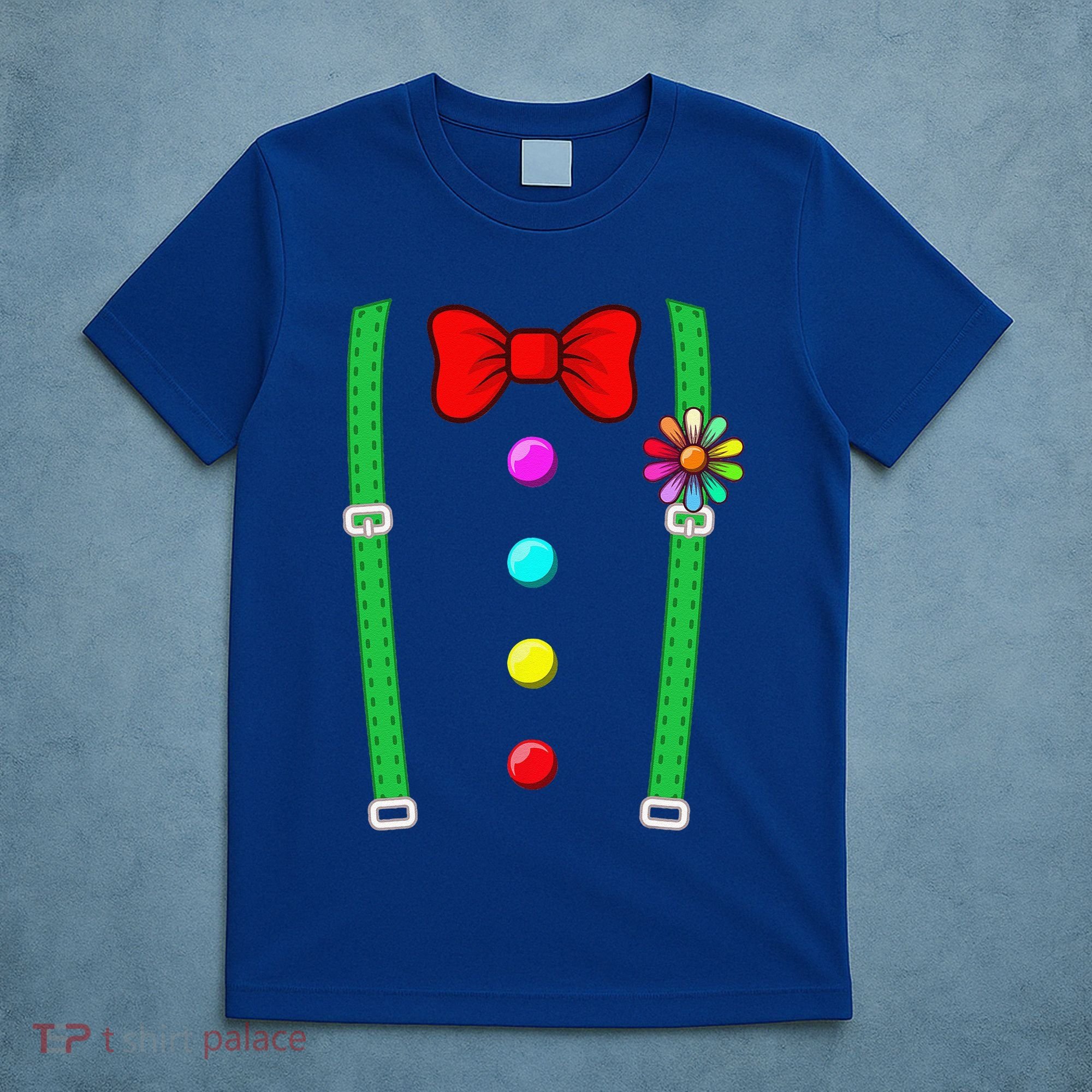 Clown Costume Funny Circus Halloween Costumes T-Shirt