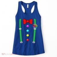 Clown Costume Funny Circus Halloween Costumes Women's Tank Top thumb 0