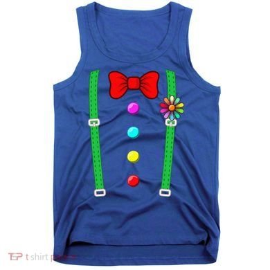 Clown Costume Funny Circus Halloween Costumes Tank Top