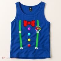 Clown Costume Funny Circus Halloween Costumes Tank Top thumb 2