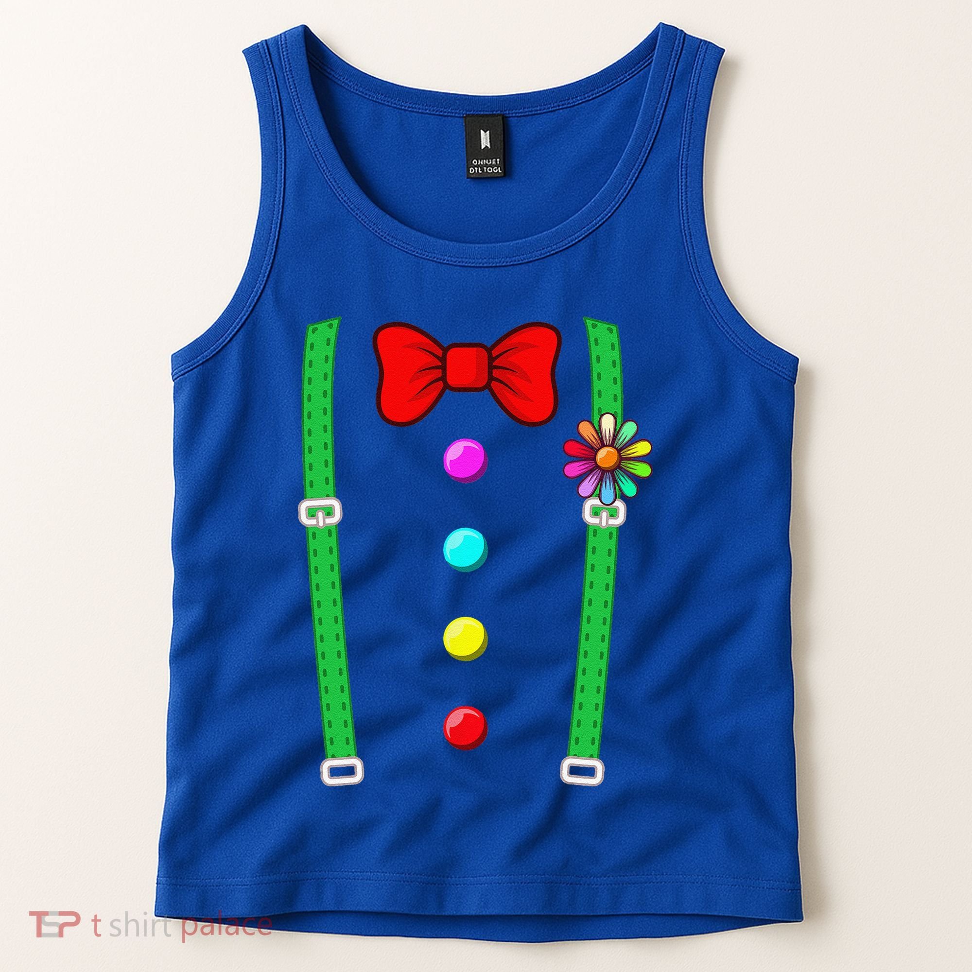 Clown Costume Funny Circus Halloween Costumes Tank Top