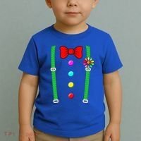 Clown Costume Funny Circus Halloween Costumes Toddler T-Shirt thumb 2