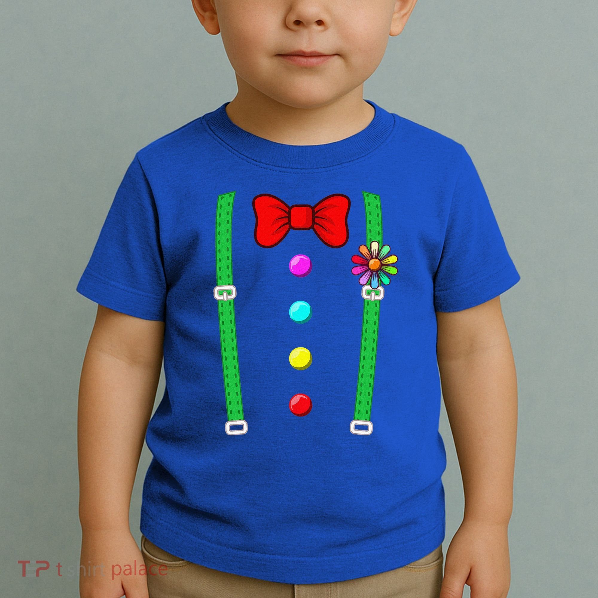 Clown Costume Funny Circus Halloween Costumes Toddler T-Shirt