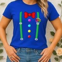 Clown Costume Funny Circus Halloween Costumes Women's T-Shirt thumb 2