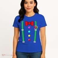 Clown Costume Funny Circus Halloween Costumes Women's T-Shirt thumb 4