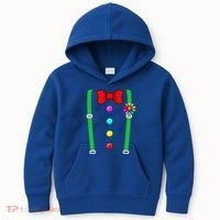 Clown Costume Funny Circus Halloween Costumes Kids Hoodie thumb 0
