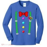 Clown Costume Funny Circus Halloween Costumes Kids Long Sleeve Shirt thumb 0