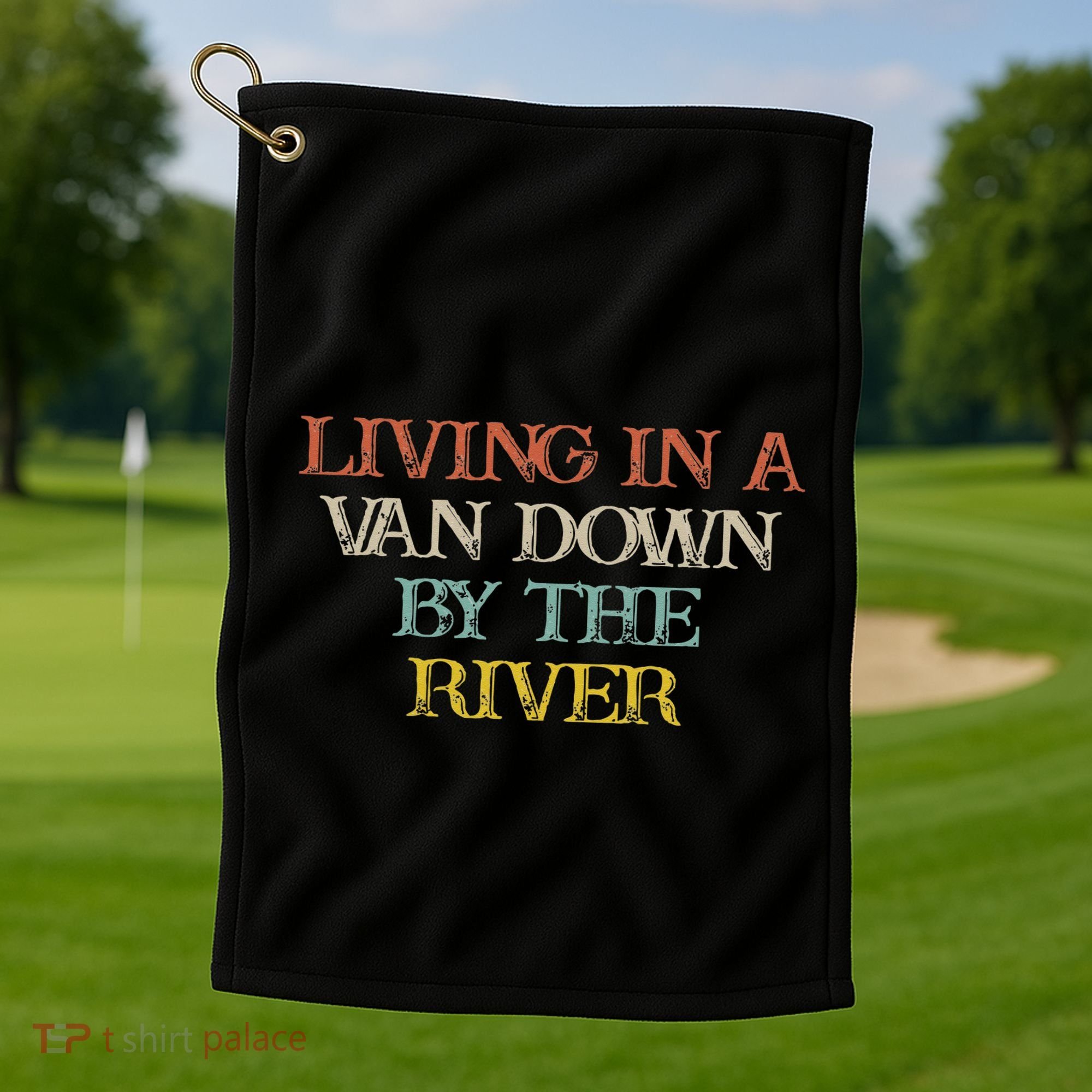 Community College Funny Fraternity College Rush Party Greek Golf Towel
