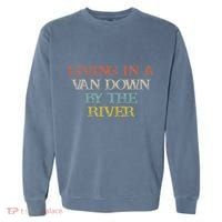 Community College Funny Fraternity College Rush Party Greek Garment-Dyed Sweatshirt thumb 0