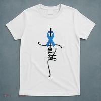 Colon Cancer Faith Colorectal Cancer Colon Cancer Awareness T-Shirt thumb 5