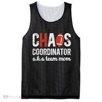 Chaos Coordinator Football Team Mom Football Team Mama Mesh Reversible Basketball Jersey Tank thumb 0