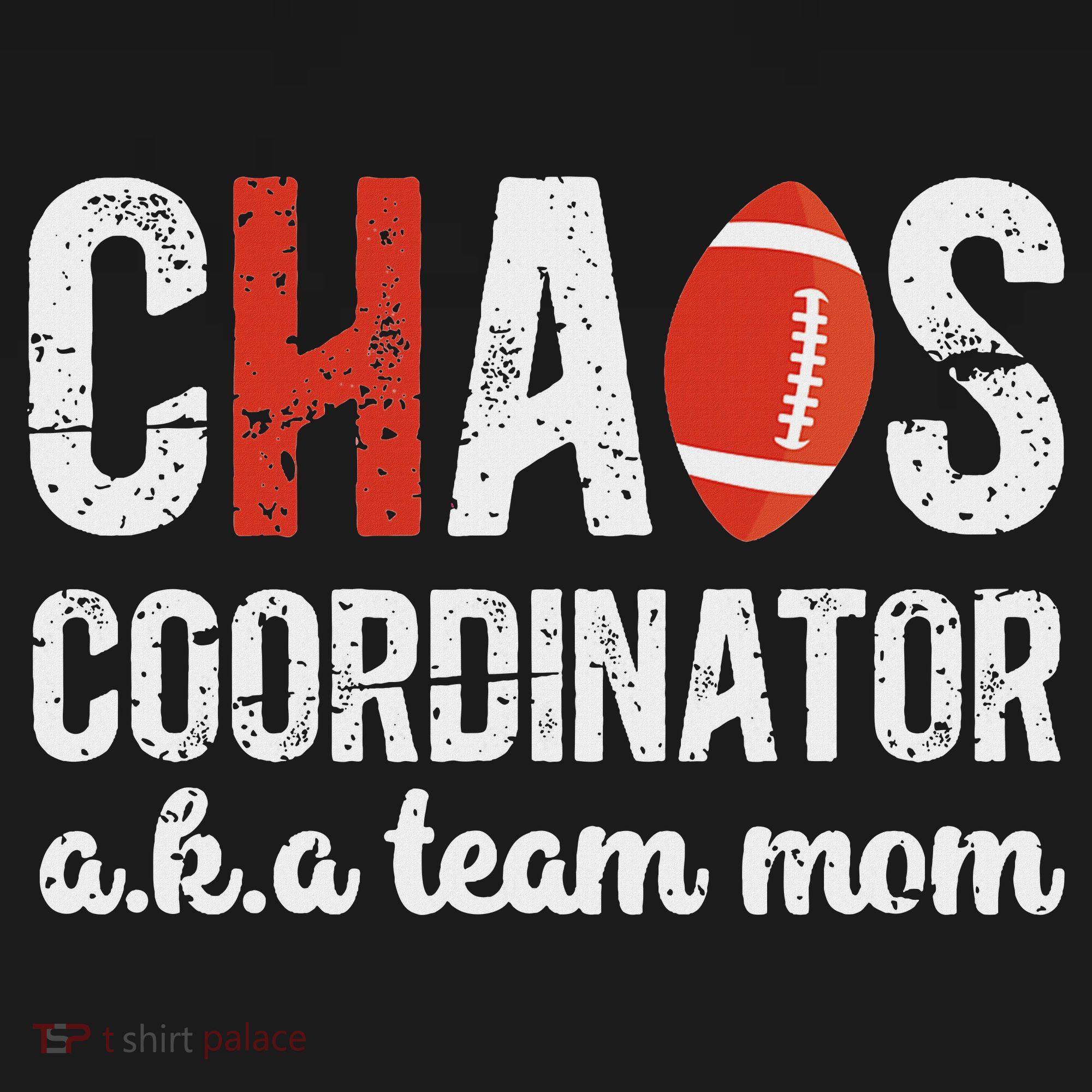 Chaos Coordinator Football Team Mom Football Team Mama Mousepad