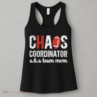 Chaos Coordinator Football Team Mom Football Team Mama Women's Tank Top thumb 3