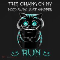 Creepy Cat Funny The Chains On My Mood Swing Just Snapped Women's Hoodie thumb 2