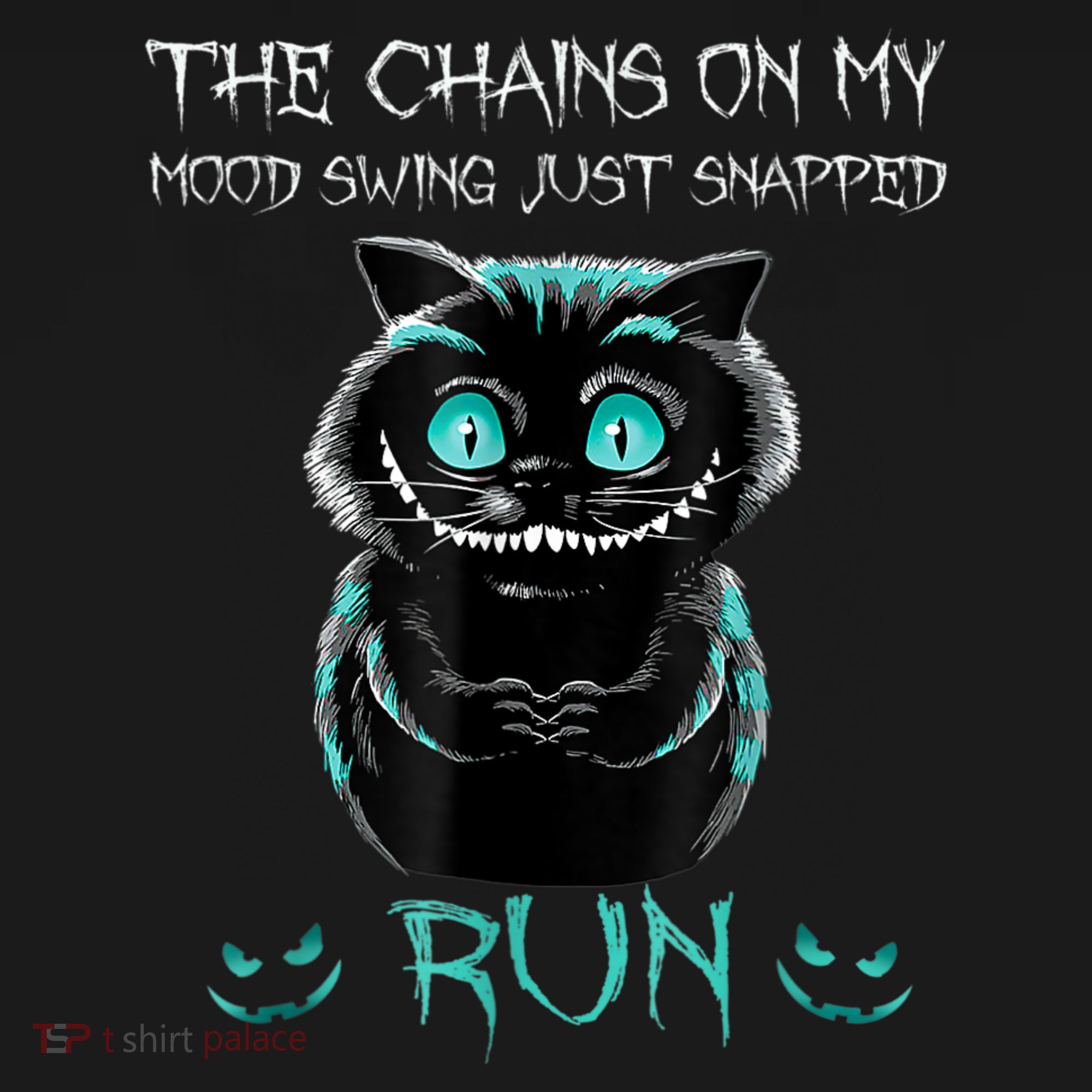 Creepy Cat Funny The Chains On My Mood Swing Just Snapped Women's Hoodie