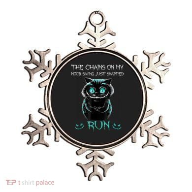 Creepy Cat Funny The Chains On My Mood Swing Just Snapped Ornament