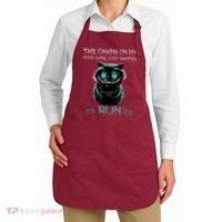 Creepy Cat Funny The Chains On My Mood Swing Just Snapped Apron thumb 2