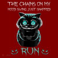 Creepy Cat Funny The Chains On My Mood Swing Just Snapped Apron thumb 3