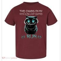 Creepy Cat Funny The Chains On My Mood Swing Just Snapped Toddler T-Shirt thumb 0