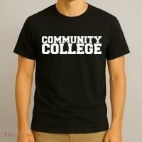 Community College Funny Fraternity College Rush Party Greek T-Shirt thumb 3