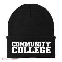 Community College Funny Fraternity College Rush Party Greek Beanie thumb 0