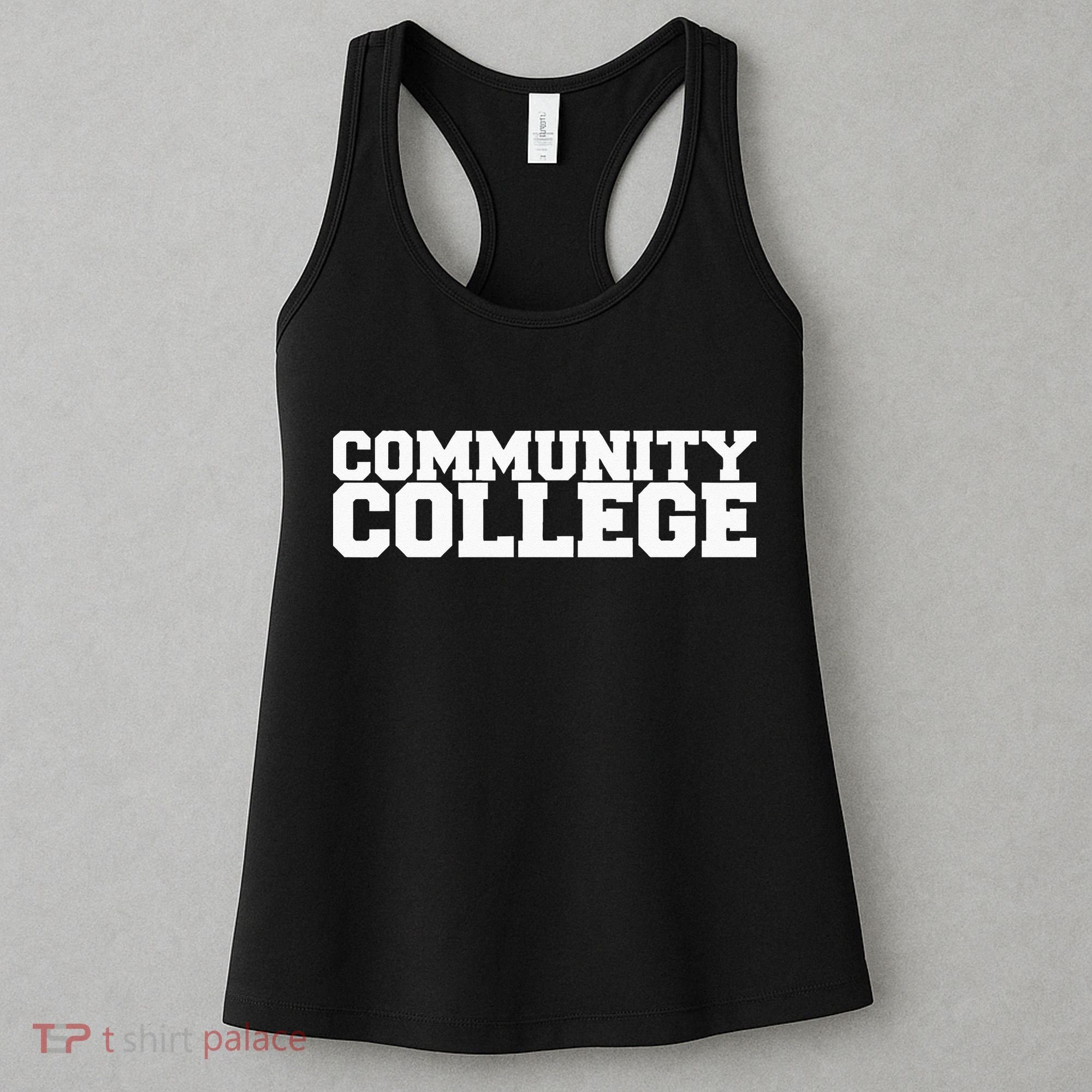 Community College Funny Fraternity College Rush Party Greek Women's Tank Top
