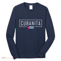 Cubanita Cuban Flag Logo Long Sleeve Shirt thumb 0
