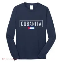 Cubanita Cuban Flag Logo Long Sleeve Shirt thumb 0