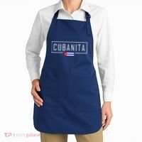 Cubanita Cuban Flag Logo Apron thumb 2