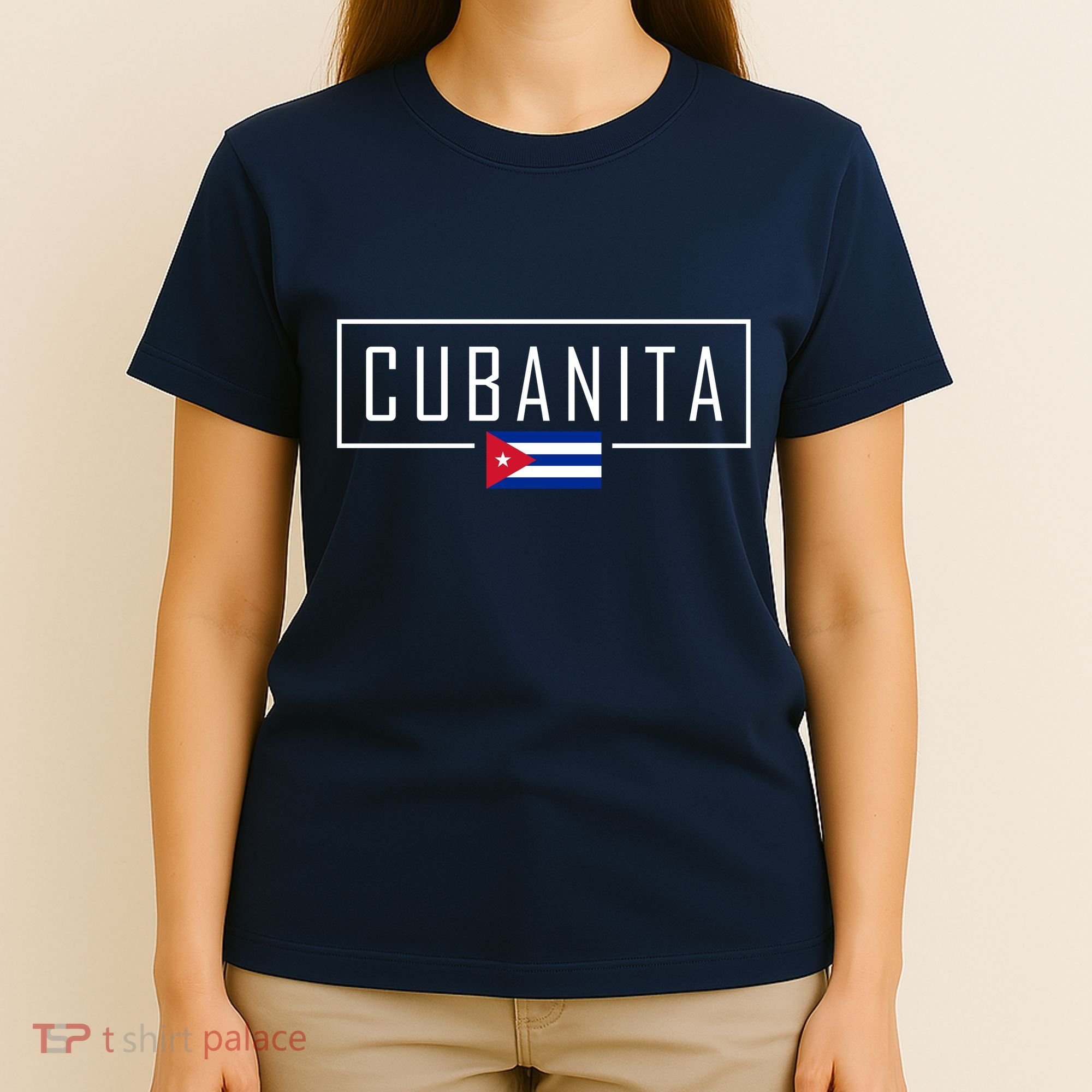 Cubanita Cuban Flag Logo T-Shirt