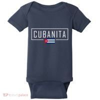Cubanita Cuban Flag Logo Baby Bodysuit thumb 0