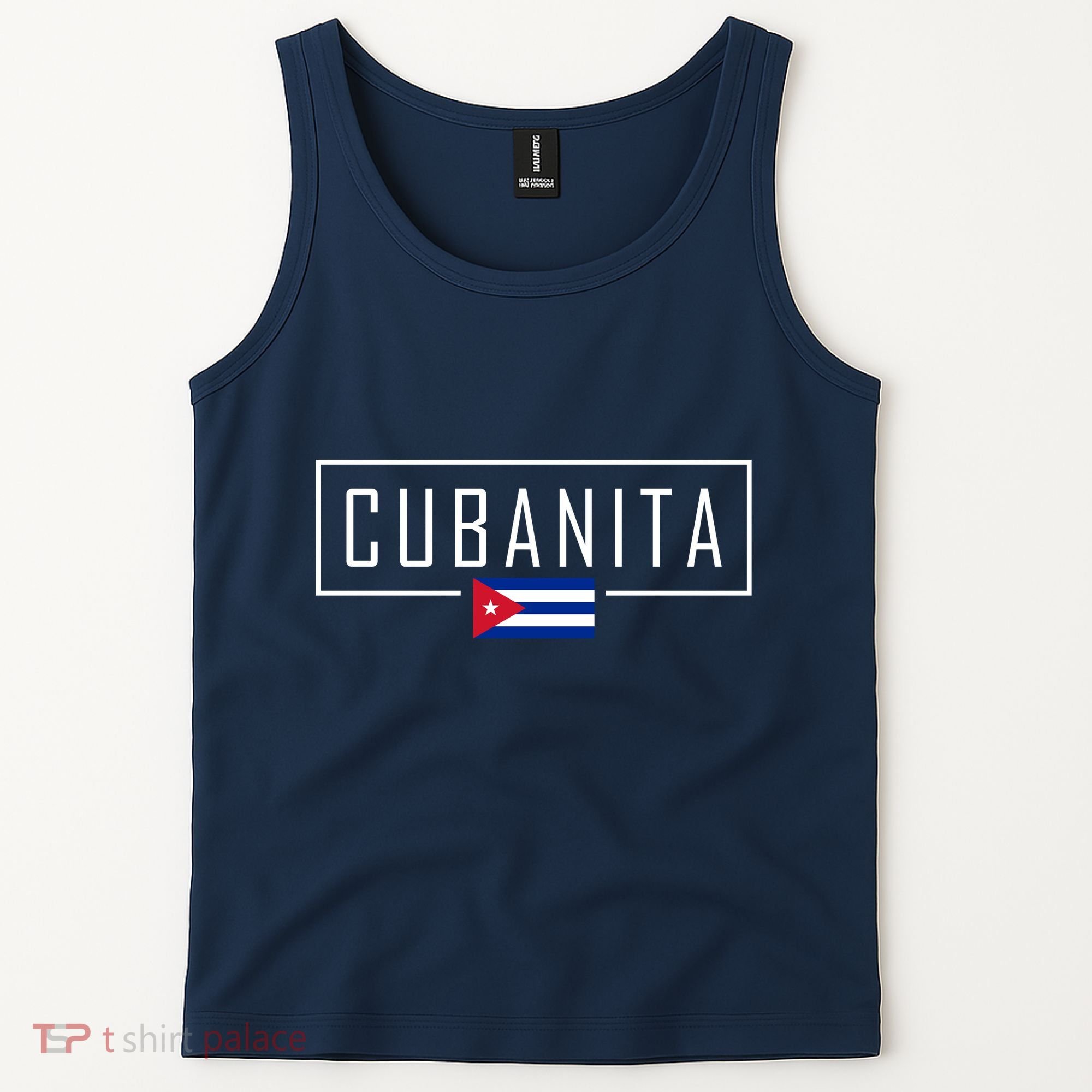 Cubanita Cuban Flag Logo Tank Top