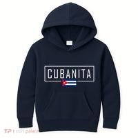 Cubanita Cuban Flag Logo Kids Hoodie thumb 0