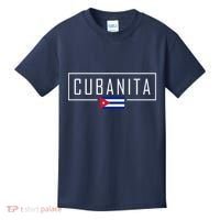 Cubanita Cuban Flag Logo Kids T-Shirt thumb 0