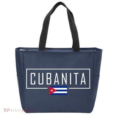 Cubanita Cuban Flag Logo Tote Bag