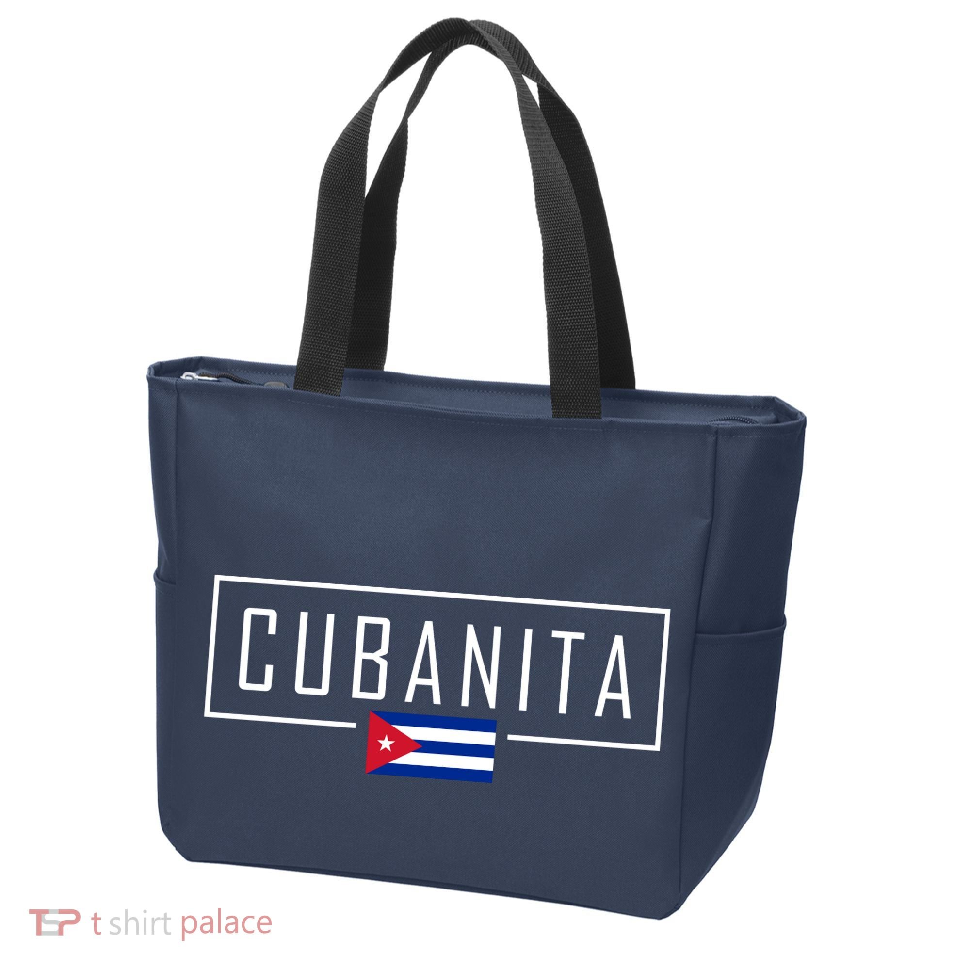 Cubanita Cuban Flag Logo Tote Bag