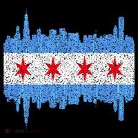 Chicago City Flag Vintage T-Shirt thumb 7