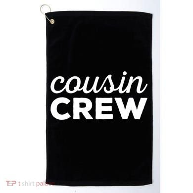 Cousin Crew Funny Gift Golf Towel