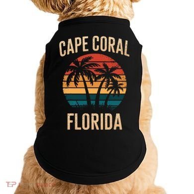 Cape Coral Florida Vacation Souvenirs  Doggie Tank