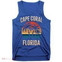 Cape Coral Florida Vacation Souvenirs  Tank Top thumb 0